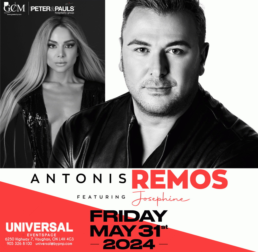 Antonis Remos with Josephine North America Tour Toronto Concert