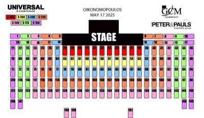 Concert Tickets May 17th – Oikonomopoulos